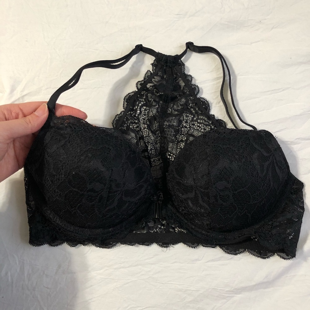 Push Up Lace Date Racerback front clasp